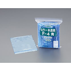 ポリ袋（チャック付／青）厚み0.04mm