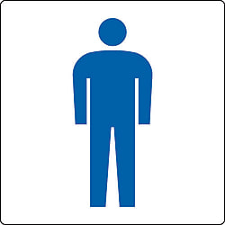 トイレ表示 100×100/150×150mm 画像