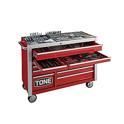 ヘビーローラーキャビネットセット ウレタントレー&ウッドトップ付 TCX990WT