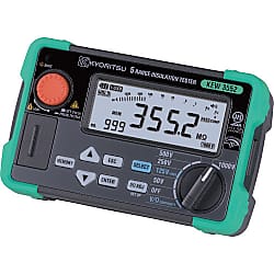 デジタル絶縁抵抗計 6レンジ メモリ機能付 KEW 3552