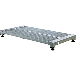 低床用アルミ製ステップ グレーチング仕様