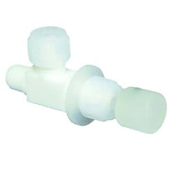 PTFE オスニードルバルブ 装置用 L型 Φ8×R1/4