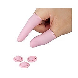 クリーンノールディスポ指サック ピンク