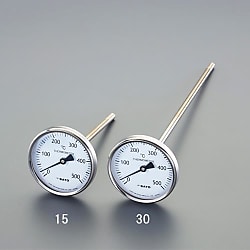 0-500℃／150mm・300mm　バイメタル式温度計 画像