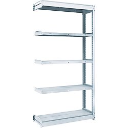 軽量ボルトレス棚 TUG型（100kgタイプ 高さ1800mm 4・5段タイプ） 連結型