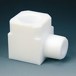 フッ素樹脂（PTFE）パイプエルボーアダプター