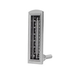 平L型保護枠入温度計（標準L型） 0～100℃ SUS304保護管付 L=50mm×Φ15