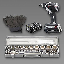 DC14.4V（1/2”DR）インパクトレンチセット（充電式）EA813PD-101B