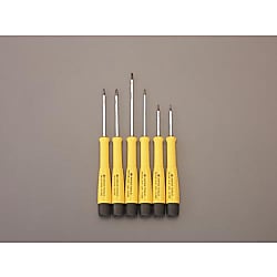 6本組［+-］ドライバー（精密用/ESD）EA552AJ-20
