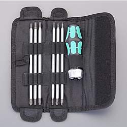［+-Pozi Hex Torx］ドライバーセット（差替式）EA550BT-9