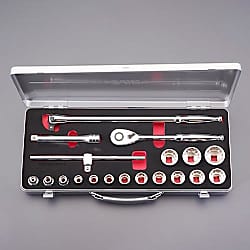 1/2"DRソケットレンチセット（19個組）EA618R-7