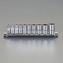 1/4"DR 3/16"～9/16" ソケットセット（インチ）EA618AE-200