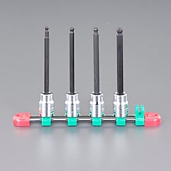 1/2"DRx5～8mm［Ball-Hex］ロングビットソケットセットEA618RW-400