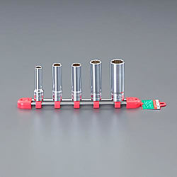 3/8"DR/8～17mm［5個組］ソケットセット（12角）EA618PN-1