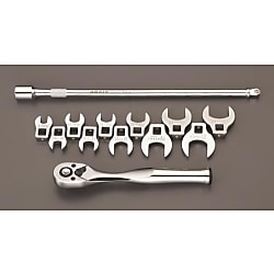 3/8"DR/13個組クロウフットレンチEA618BU-100