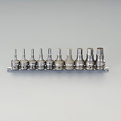 （1/2"DR）インパクト（Hex）ソケットセット（10個組）EA164DF-200