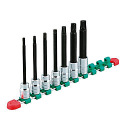 1/2"DR/T30～T70［Torx］ロングビットソケットEA618RS-200