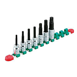 1/2"DR/T30～T70［Torx］ビットソケットセットEA618RS-100