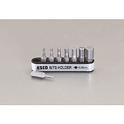 8本組/1/16"～3/16" ［Hexagon］ドライバービット EA611DC-100