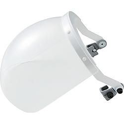 ヘルメット取付型防災面（大型マスク対応可能）