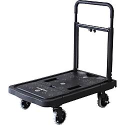 樹脂製台車 フラットカート2（折りたたみハンドルタイプ）