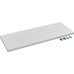 CB型セミボルトレス軽量棚用棚板 受け金具付