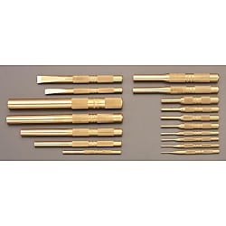 17本組 ピンポンチ&スクレーパー（真鍮製） EA572MJ-40