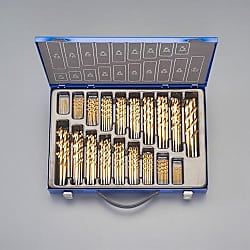 1.0～10.0mm/170本組 ストレートドリルセット（TiN-HSS）