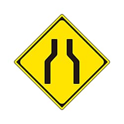 警戒標識（212） 幅員減少 894-46B