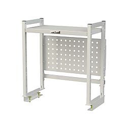 作業台用架台/ロジスタンド（ワークテーブル150シリーズ固定式用・パンチングパネル付）