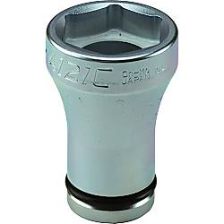 インパクト用スーパースリムコンビソケット（6角×4角タイプ）6WG-4121C