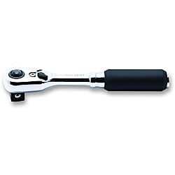 プッシュボタン式ラチェットハンドル（コンパクト）