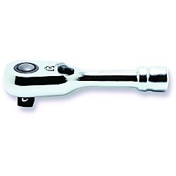 3/8"（9.5mm）SQ. プッシュボタン式ラチェットハンドル（ショート）