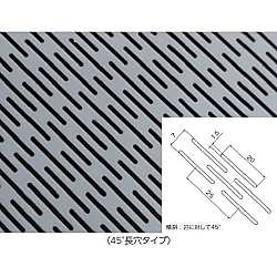 フッ素樹脂（PTFE）特殊パンチングシート 45度長穴タイプ NR5016