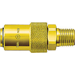 金型カプラ（めねじ取付用）K-03SM-BRASS-NBR