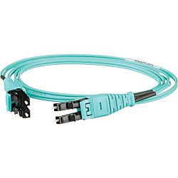 プッシュプル式LCデュプレックス光ファイバーパッチコード