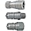 冷卻用SP規格管接頭 -雙閥/不鏽鋼插座･管栓/外螺絲安裝用-