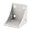 Tabbed Reversal Bracket - For 2 Slots - For 6 Series (Slot Width 8 mm) Aluminum Frame, 8 Mounting Holes Type