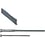 Precision R-Chamfered Rectangular Ejector Pins -High Speed Steel SKH51/P・W Tolerance 0_-0.005/Free Designation Type-