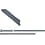 Pines eyectores rectangulares biselados en R - acero de alta velocidad SKH51/tolerancia P - W 0_-0.01/tipo de designación libre -