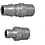 Acopladores de molde (acero inoxidable) -Cojinetes- Tipo de cabeza / agujero hexagonal