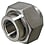 Pipe Fitting - Union, O-Ring, Female, Tapped, High Pressure