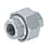 Pipe Fitting - Hex Union, Female, Tapped, Low Pressure
