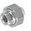 Pipe Fitting - Hex Union, Female, Tapped, Low Pressure