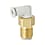 Bulkhead Male Elbow KQ2LE One-Touch Fitting KQ2 Series