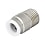Stainless Steel One-Touch Pipe Fitting KQ2-G Series, Half Union Fitting With Hex Socket KQ2S-G (Sealant / No Sealant)
