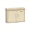 Cajas - caja de pared, horizontal, con fijación al techo