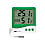 Thermometer and Hygrometer with External Sensors, AD-5682 (with Clock)