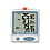 Indoor Thermometer-Hygrometer - Wall/Desktop Type, Heatstroke Index Monitor, AD-5693