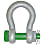 Green pin shackle (straight type/O-shaped)